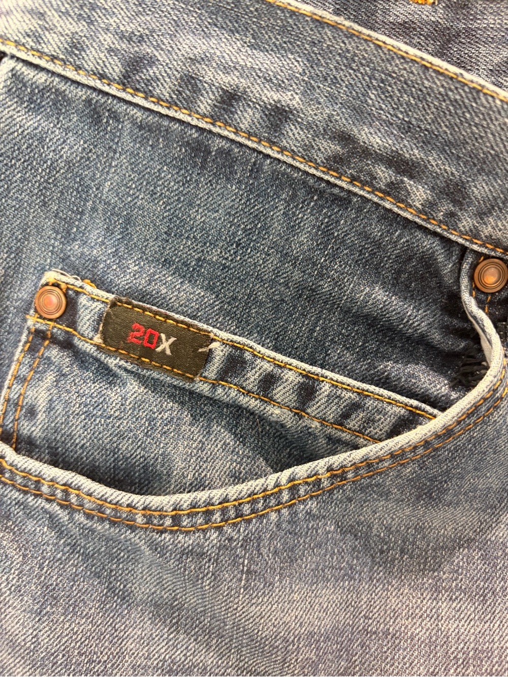 Classic Wrangler 20X Competition Series Men's Blue Denim Jeans Mens size 34/32 - Picture 4 of 7